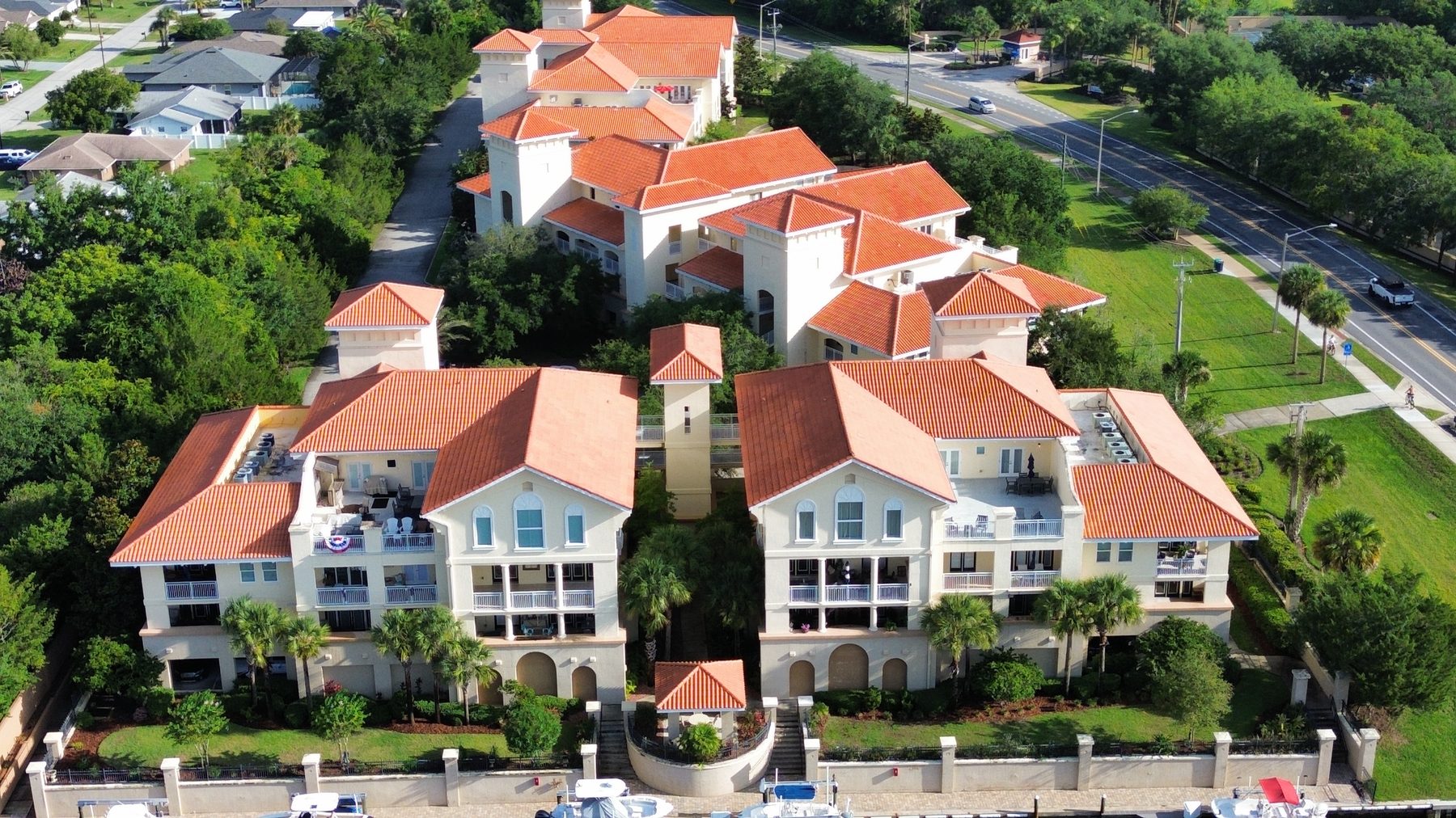 Waterfront condominium community cleaned by Exo-Pro